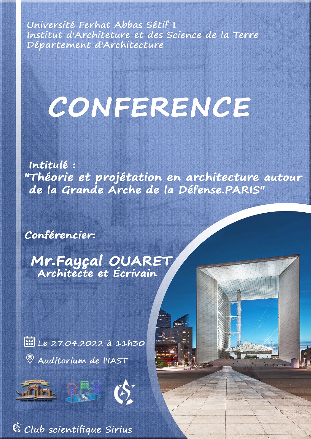 CONFERENCE Ouaret