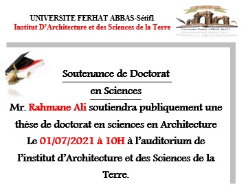 SoutenanceDoctoratRahmane